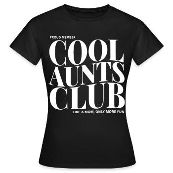 Club des tantes cool - T-shirt Femme - noir - Devant - AI Model Female 172 dark (172cm)