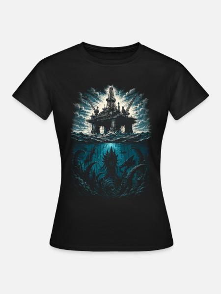 Tiefseearbeiter - Frauen T-Shirt - Schwarz