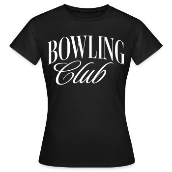 Bowling Club - T-shirt Femme - noir - Devant - AI Model Female 172 dark (172cm)