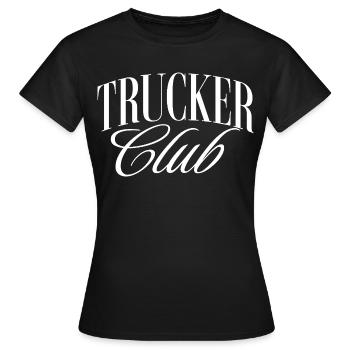 Trucker CLub - Frauen T-Shirt - Schwarz - Vorne - AI Model Female 172 dark (172cm)