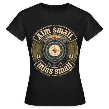 Arbalète Arbalète Tireur Visée Petite Manque Petite - T-shirt Femme - noir - Devant - AI Model Female 172 dark (172cm)