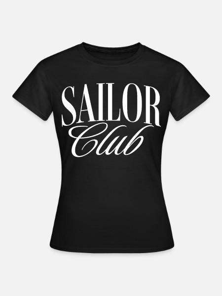 Sailor CLub - Frauen T-Shirt - Schwarz