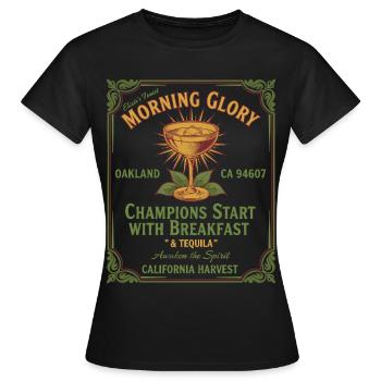 Champions Start With Breakfast and Tequila - Women's T-Shirt - black - Front - AI Model Female 172 dark (172cm)