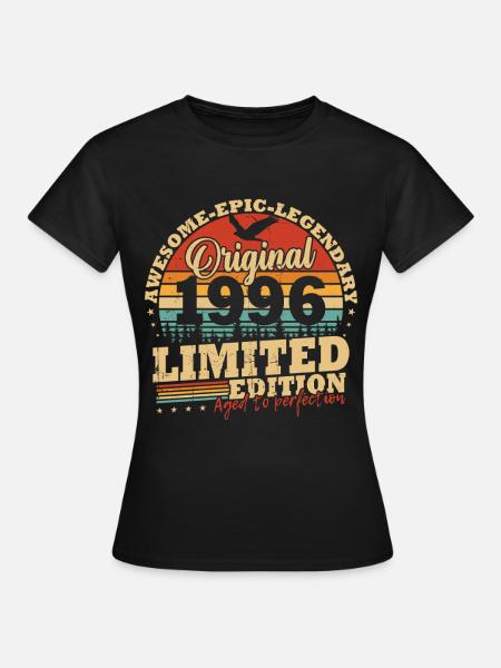 Original 1996 Vintage Vintage Cadeau d’anniversaire - T-shirt Femme - noir
