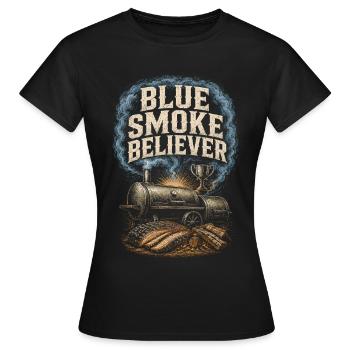 Concours de BBQ - T-shirt Femme - noir - Devant - AI Model Female 172 dark (172cm)