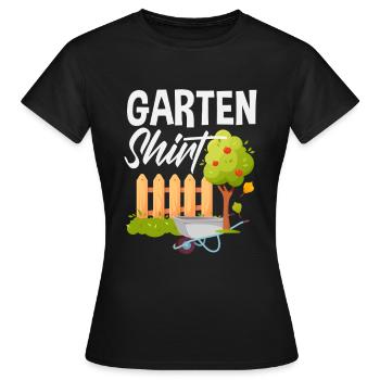 Garten Gärtner Pflanzen - Frauen T-Shirt - Schwarz - Vorne - AI Model Female 172 dark (172cm)
