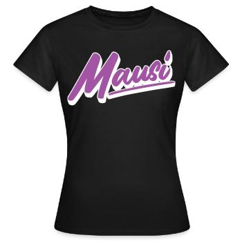 Mausi - Frauen T-Shirt - Schwarz - Vorne - AI Model Female 172 dark (172cm)
