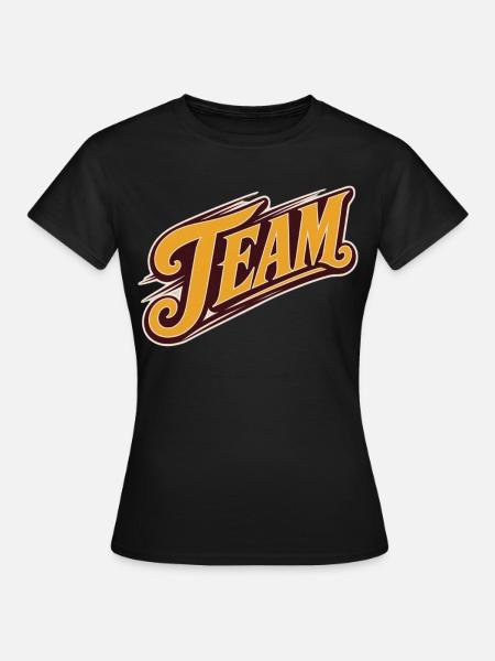 Team - Frauen T-Shirt - Schwarz