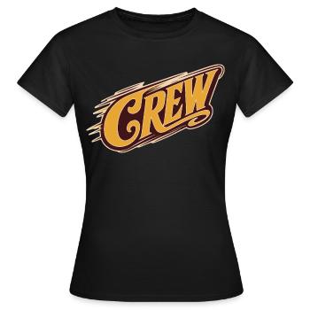 équipage - T-shirt Femme - noir - Devant - AI Model Female 172 dark (172cm)