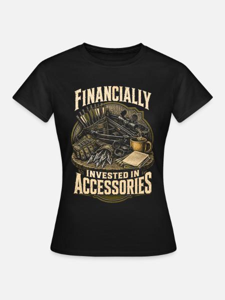 Armbrust Armbrustschütze - Frauen T-Shirt - Schwarz