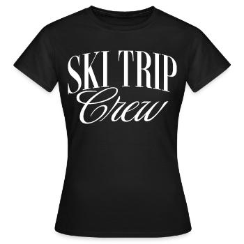 Séjour au ski - T-shirt Femme - noir - Devant - AI Model Female 172 dark (172cm)