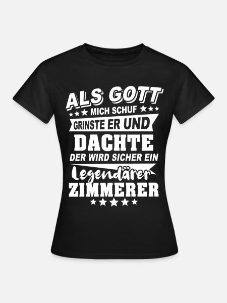 Zimmerer - Frauen T-Shirt - Schwarz