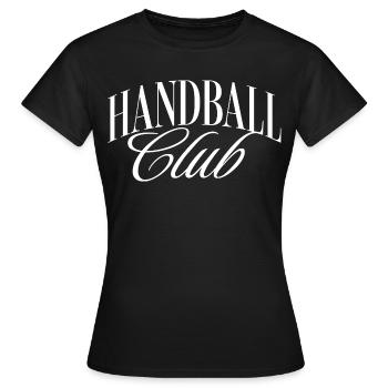 Handball Club - T-shirt Femme - noir - Devant - AI Model Female 172 dark (172cm)