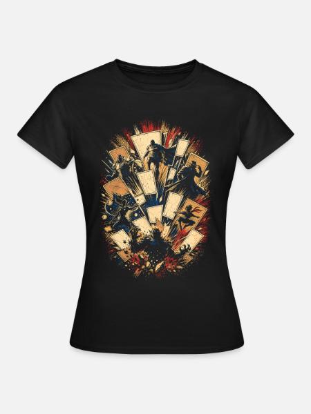 Comic Sammler - Frauen T-Shirt - Schwarz
