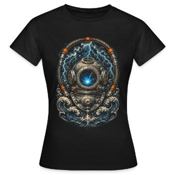 Soudeur sous-marin Soudeur sous-marin - T-shirt Femme - noir - Devant - AI Model Female 172 dark (172cm)