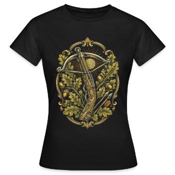 Crossbow Crossbowman - Women's T-Shirt - black - Front - AI Model Female 172 dark (172cm)