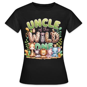 Oncle de la meute sauvage - Faune - T-shirt Femme - noir - Devant - AI Model Female 172 dark (172cm)
