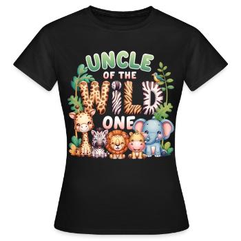 Uncle of the World Jungle Crew - Women's T-Shirt - black - Front - AI Model Female 172 dark (172cm)
