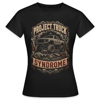 Rolling Coal Project Truck Syndrome - Women's T-Shirt - black - Front - AI Model Female 172 dark (172cm)
