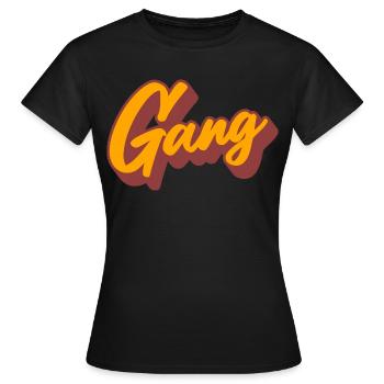 Gang - Frauen T-Shirt - Schwarz - Vorne - AI Model Female 172 dark (172cm)