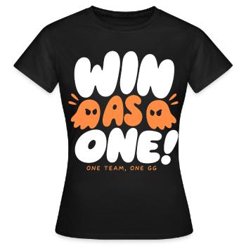 Win as One Gaming Team - Women's T-Shirt - black - Front - AI Model Female 172 dark (172cm)