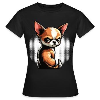 Chihuahua Chihuahua Owner Chihuahuafan Chi Chis - Women's T-Shirt - black - Front - AI Model Female 172 dark (172cm)