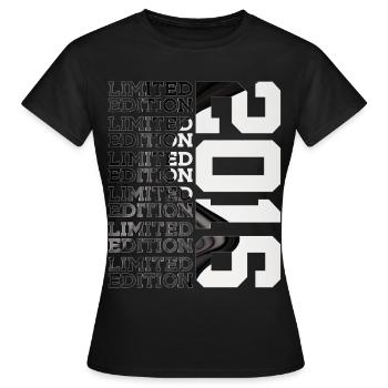 10 YEARS OLD LIMITED EDITION 2016 10TH BIRTHDAY - Women's T-Shirt - black - Front - AI Model Female 172 dark (172cm)