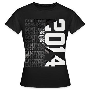 12 YEARS OLD LIMITED EDITION 2014 12TH BIRTHDAY - Women's T-Shirt - black - Front - AI Model Female 172 dark (172cm)