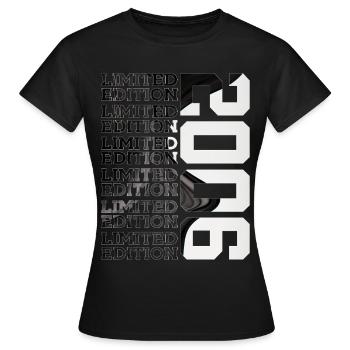 20 YEARS OLD LIMITED EDITION 2006 20TH BIRTHDAY - Women's T-Shirt - black - Front - AI Model Female 172 dark (172cm)