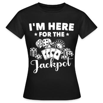 Casino - T-shirt Femme - noir - Devant - AI Model Female 172 dark (172cm)