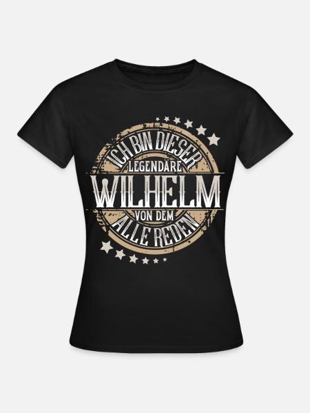 Wilhelm - Frauen T-Shirt - Schwarz