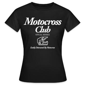 Motocross - T-shirt Femme - noir - Devant - AI Model Female 172 dark (172cm)