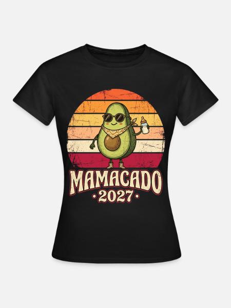 Mamacado 2027 Avocado Mama - Women's T-Shirt - black