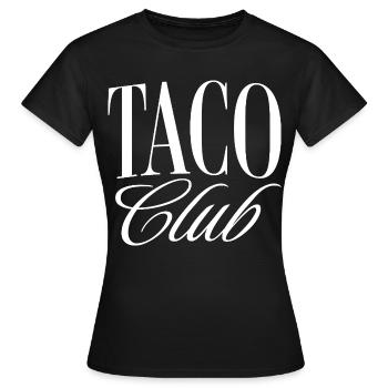Taco Club - T-shirt Femme - noir - Devant - AI Model Female 172 dark (172cm)