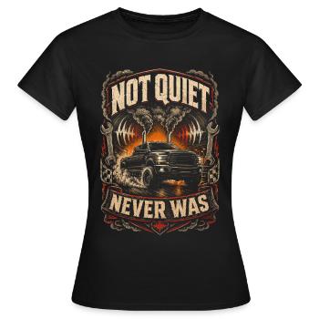 Le charbon roulant n’a jamais été silencieux - T-shirt Femme - noir - Devant - AI Model Female 172 dark (172cm)