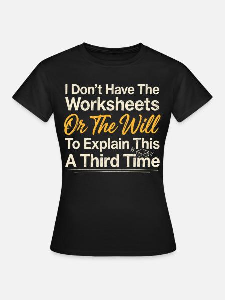 Keine Arbeitsblätter Kein Testament-Hemd - Frauen T-Shirt - Schwarz