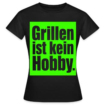 BBQ Spruch Geschenk für Männer & Papa Grillfans - Frauen T-Shirt - Schwarz - Vorne - AI Model Female 172 dark (172cm)