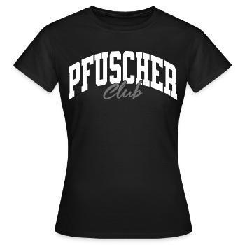 Botched Club - Women's T-Shirt - black - Front - AI Model Female 172 dark (172cm)