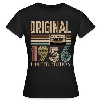 70. Geburtstag, 70 Jahre - Frauen T-Shirt - Schwarz - Vorne - AI Model Female 172 dark (172cm)