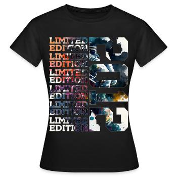 WELTRAUM 14 JAHRE 2012 ASTRONAUT 14. GEBURTSTAG - Frauen T-Shirt - Schwarz - Vorne - AI Model Female 172 dark (172cm)
