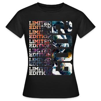 SPACE 17 YEARS 2009 ASTRONAUT 17TH BIRTHDAY - Women's T-Shirt - black - Front - AI Model Female 172 dark (172cm)