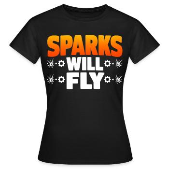 Schweißen Spruch Geschenk für Männer & Handwerker - Frauen T-Shirt - Schwarz - Vorne - AI Model Female 172 dark (172cm)