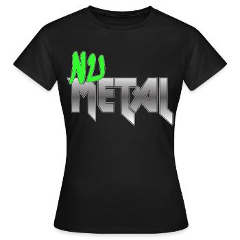 Nu Metal Green Fan Edition - T-shirt Femme - noir - Devant - AI Model Female 172 dark (172cm)