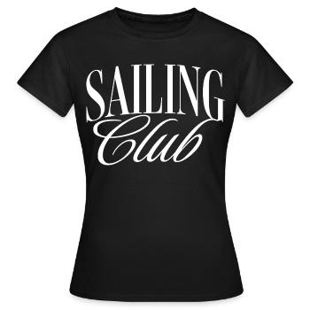 Sailing Club - Frauen T-Shirt - Schwarz - Vorne - AI Model Female 172 dark (172cm)