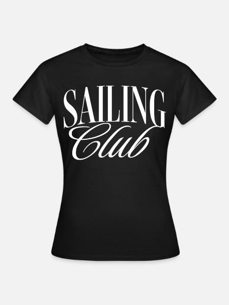 Sailing Club - Frauen T-Shirt - Schwarz