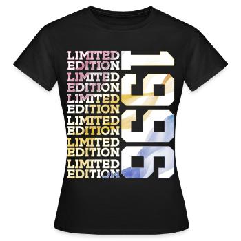LIMITED EDITION 1996 - 30 JAHRE - 30. GEBURTSTAG - Frauen T-Shirt - Schwarz - Vorne - AI Model Female 172 dark (172cm)