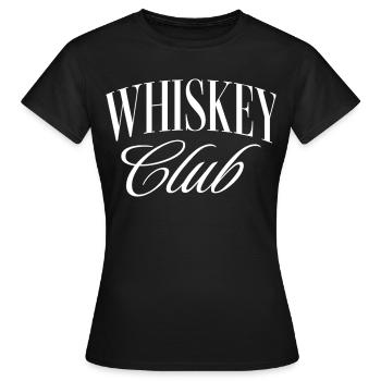 Whiskey Club - Frauen T-Shirt - Schwarz - Vorne - AI Model Female 172 dark (172cm)