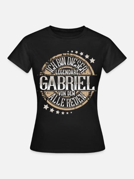 Gabriel - Frauen T-Shirt - Schwarz