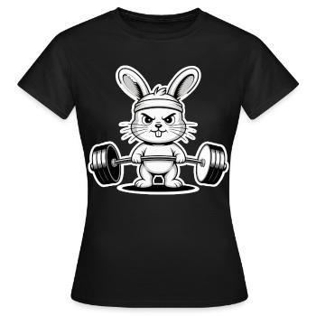 Lapin Pumpernickel - T-shirt Femme - noir - Devant - AI Model Female 172 dark (172cm)