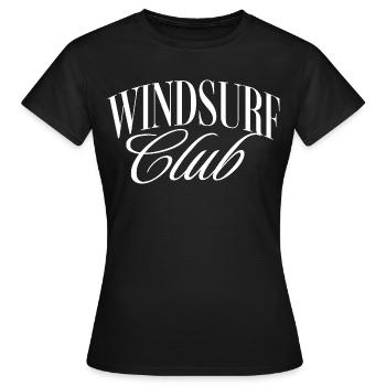Windsurf Club - Women's T-Shirt - black - Front - AI Model Female 172 dark (172cm)